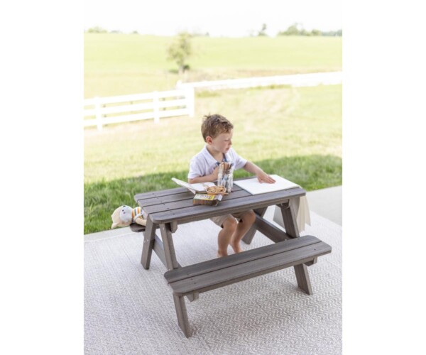 Kids Rectangular Picnic Table - Image 4