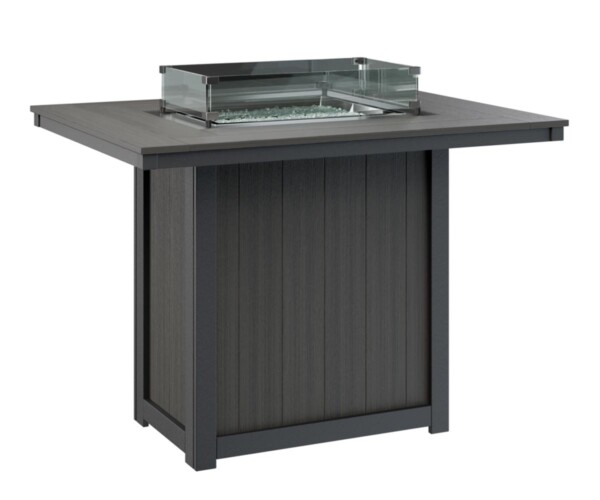 Donoma 42"x54" Rectangular Bar Fire Table