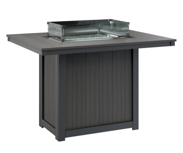 Donoma 42"x54" Rectangular Counter Fire Table