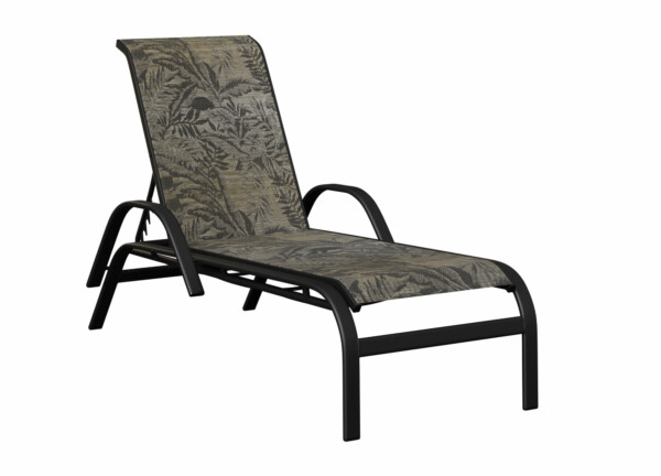 Murphy Sling Chaise Lounge with Arms