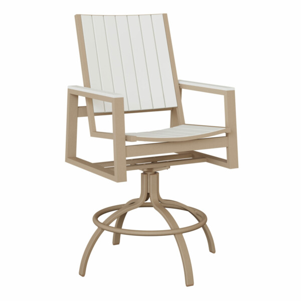 Vida Poly Swivel Bar Chair